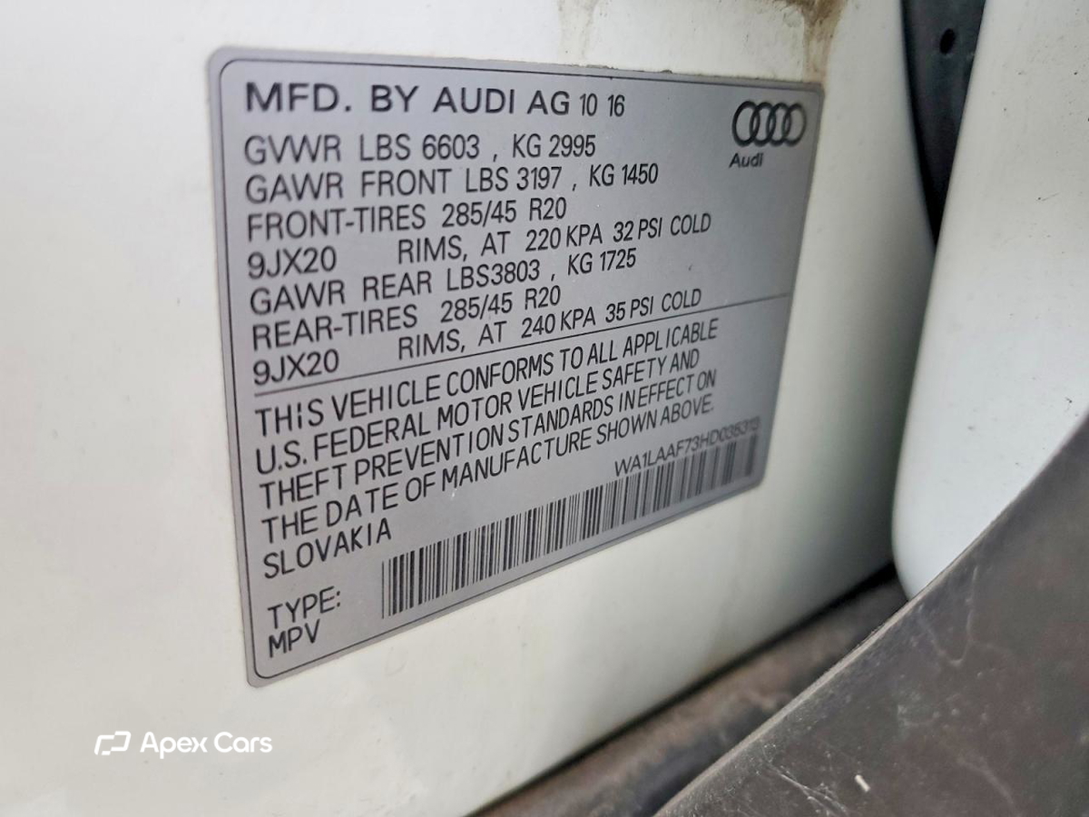 Audi Q7 2017