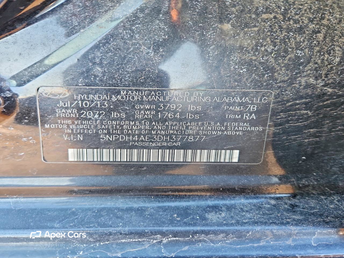 Hyundai Elantra 2013