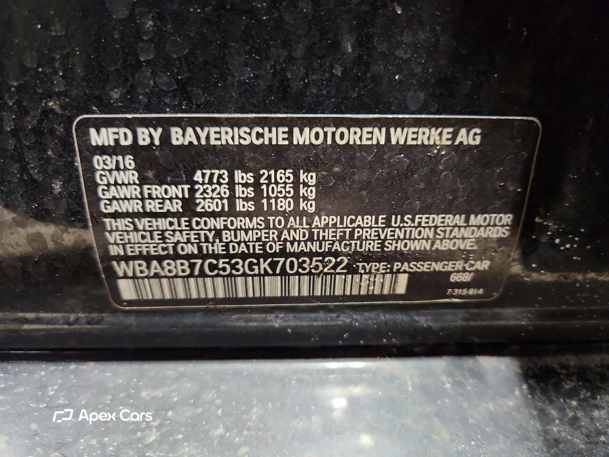 BMW Series 3 2016