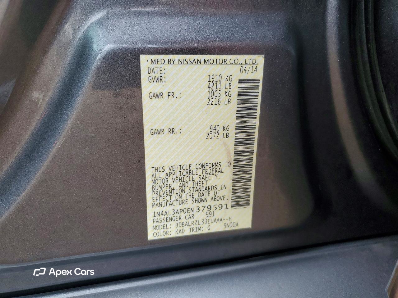Nissan Altima 2014