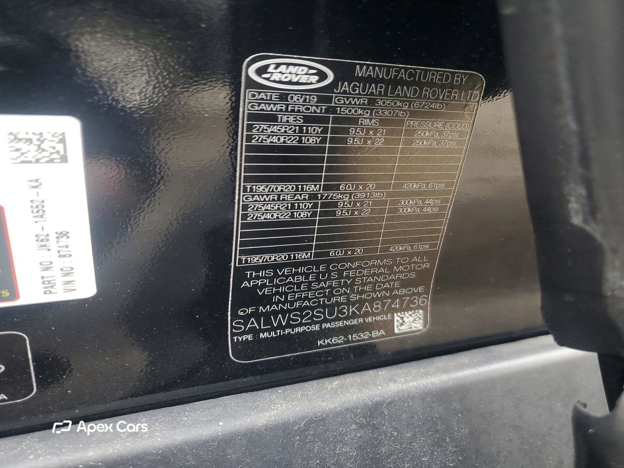 Land Rover Range Rover 2019