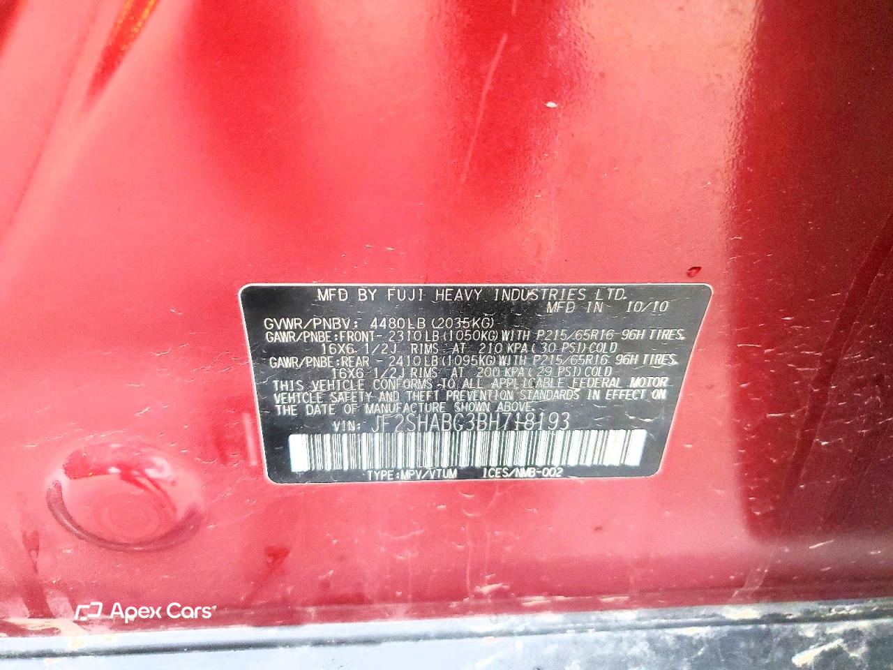 Subaru Forester 2011