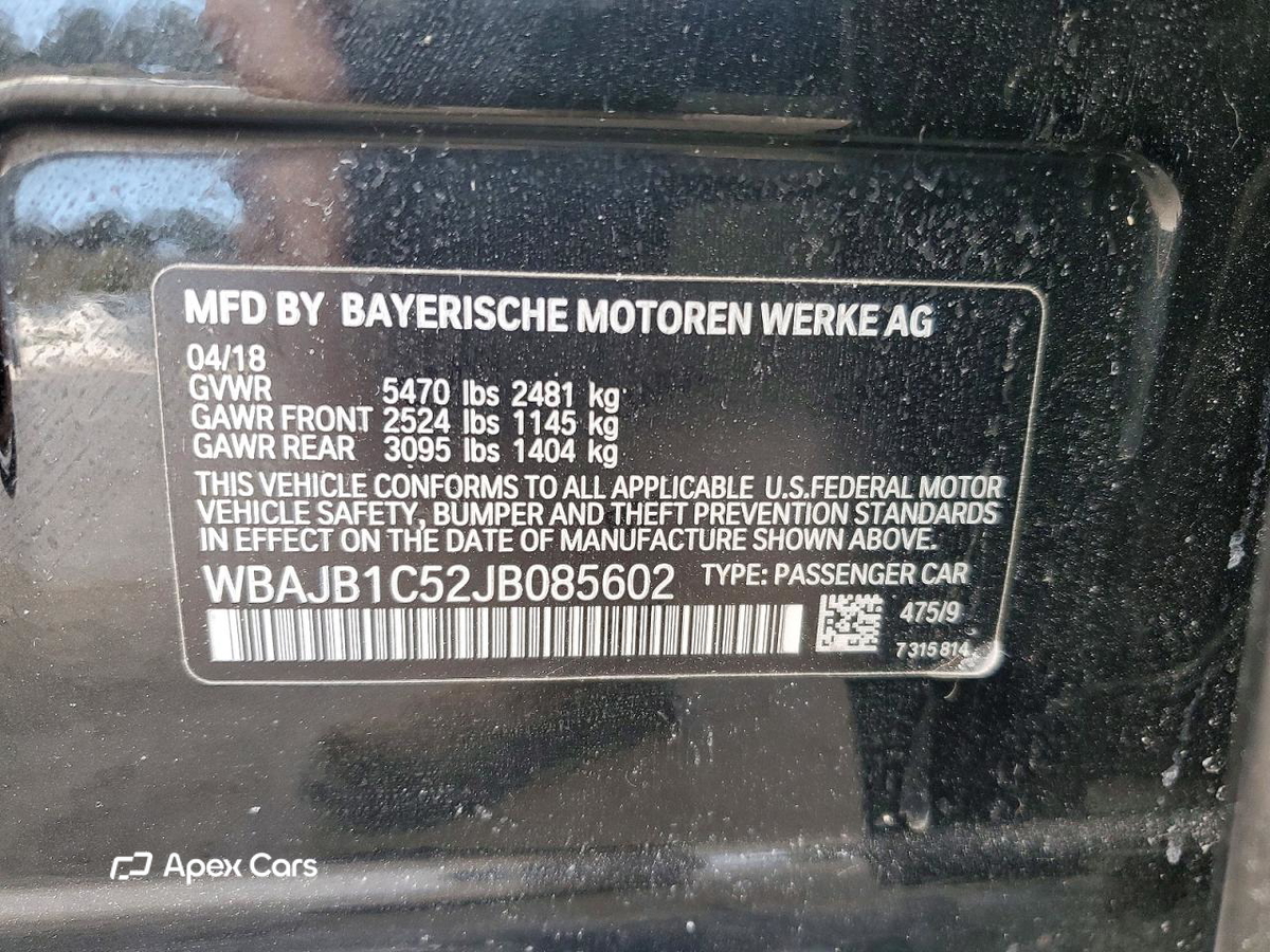BMW Series 5 2018