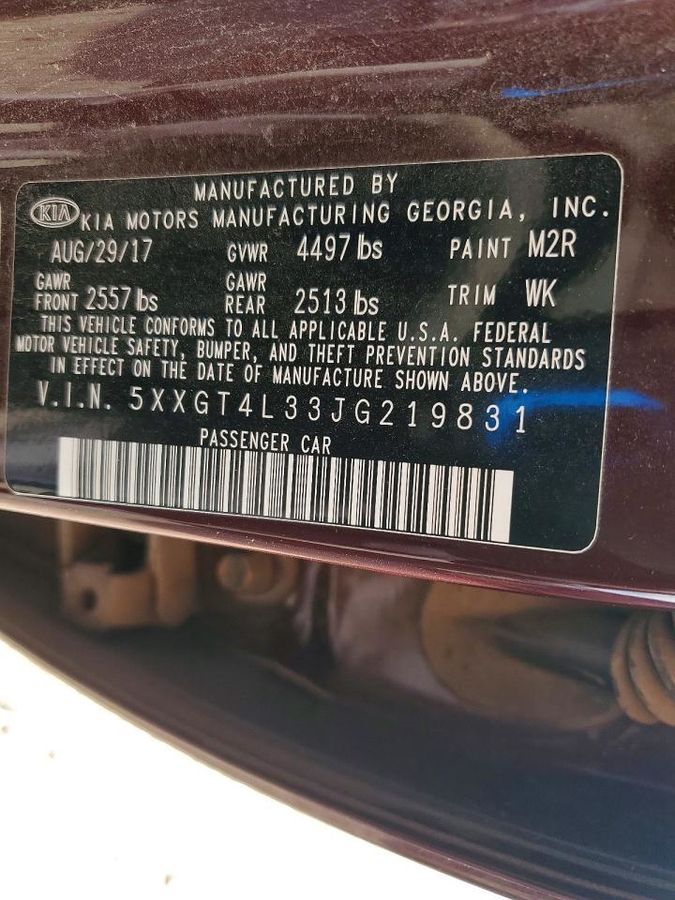Kia Optima 2018