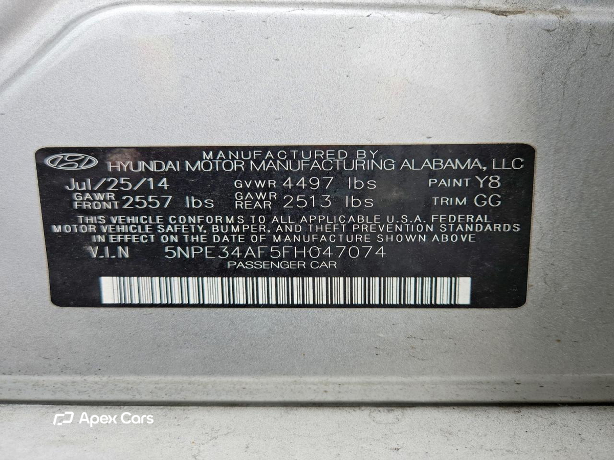 Hyundai Sonata 2015