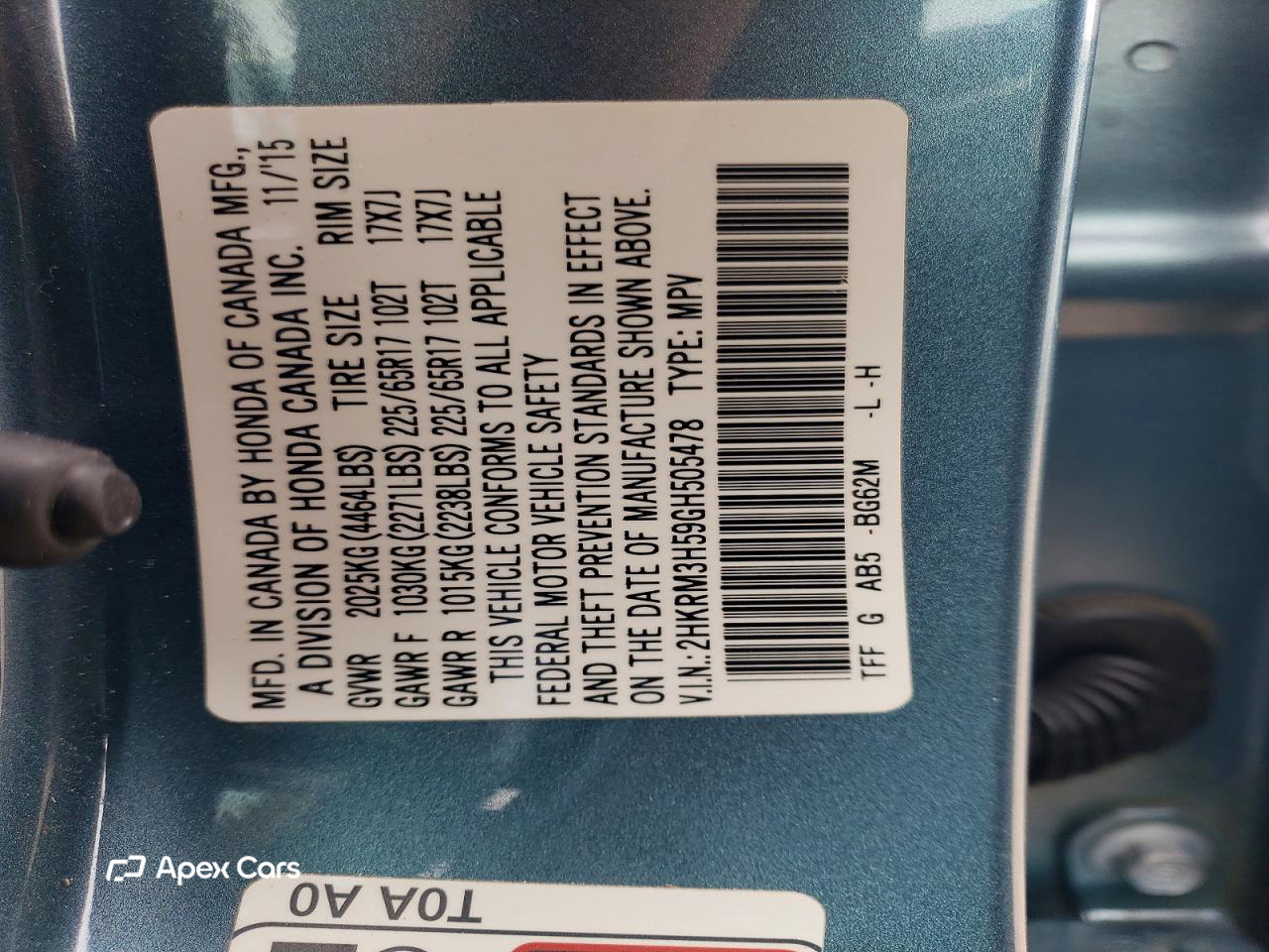 Honda CR-V 2016