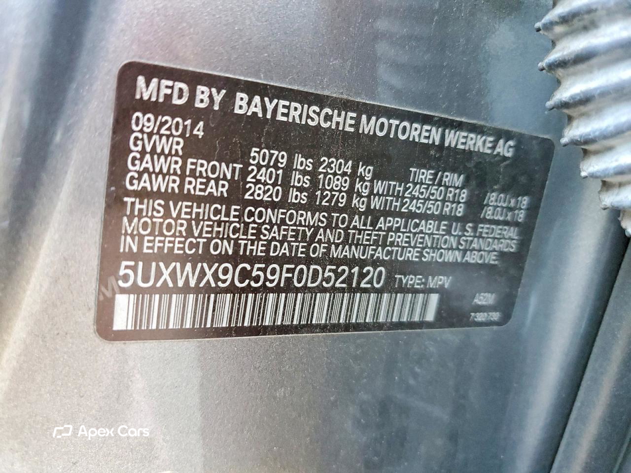 BMW X3 2015