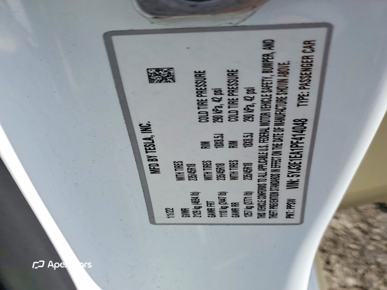 Tesla Model 3 2023