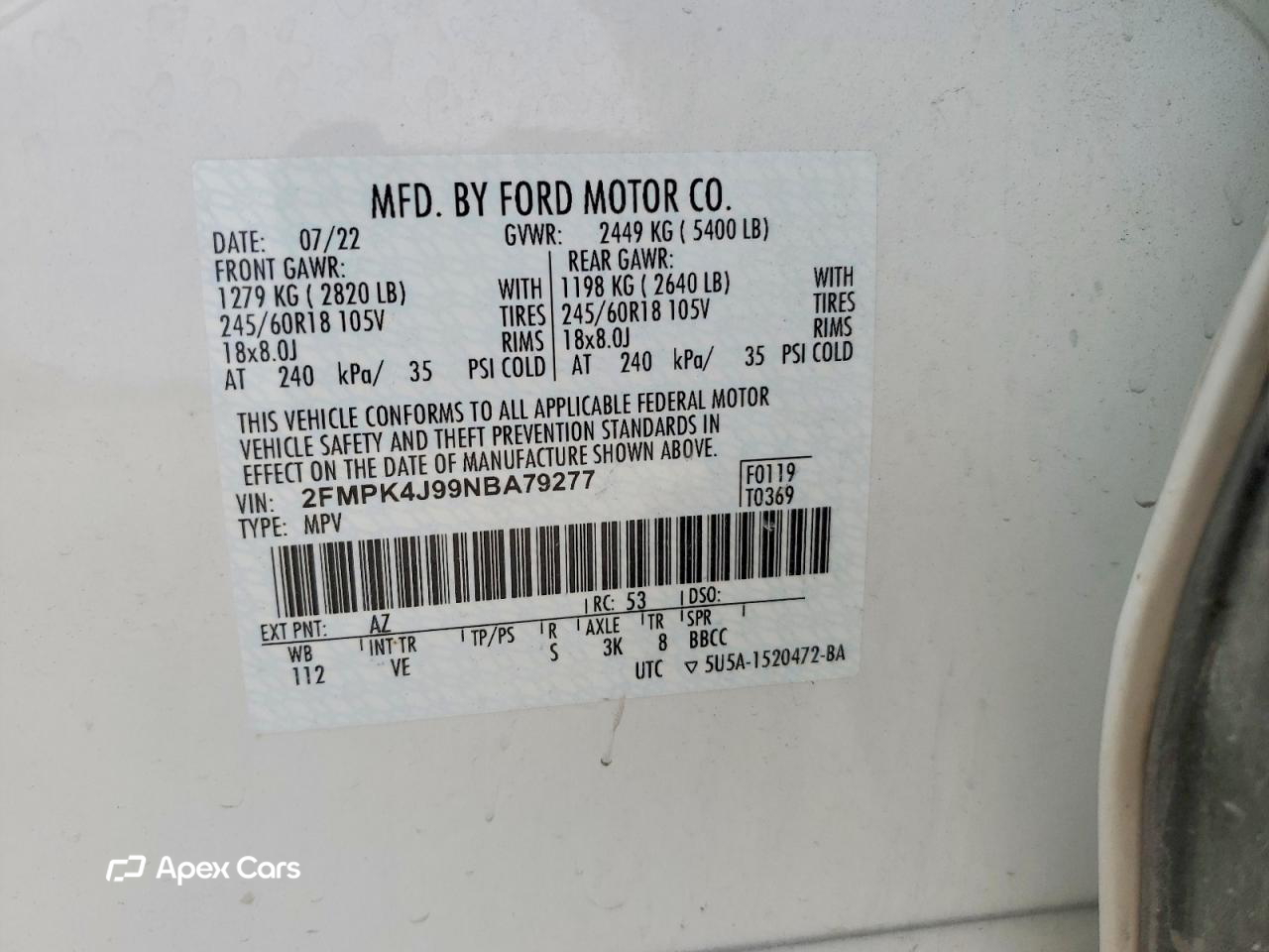 Ford Edge 2022
