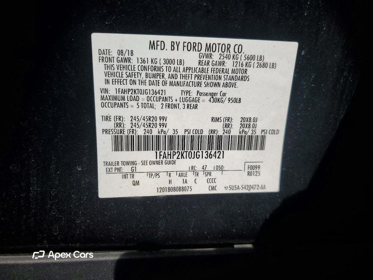 Ford Taurus 2018