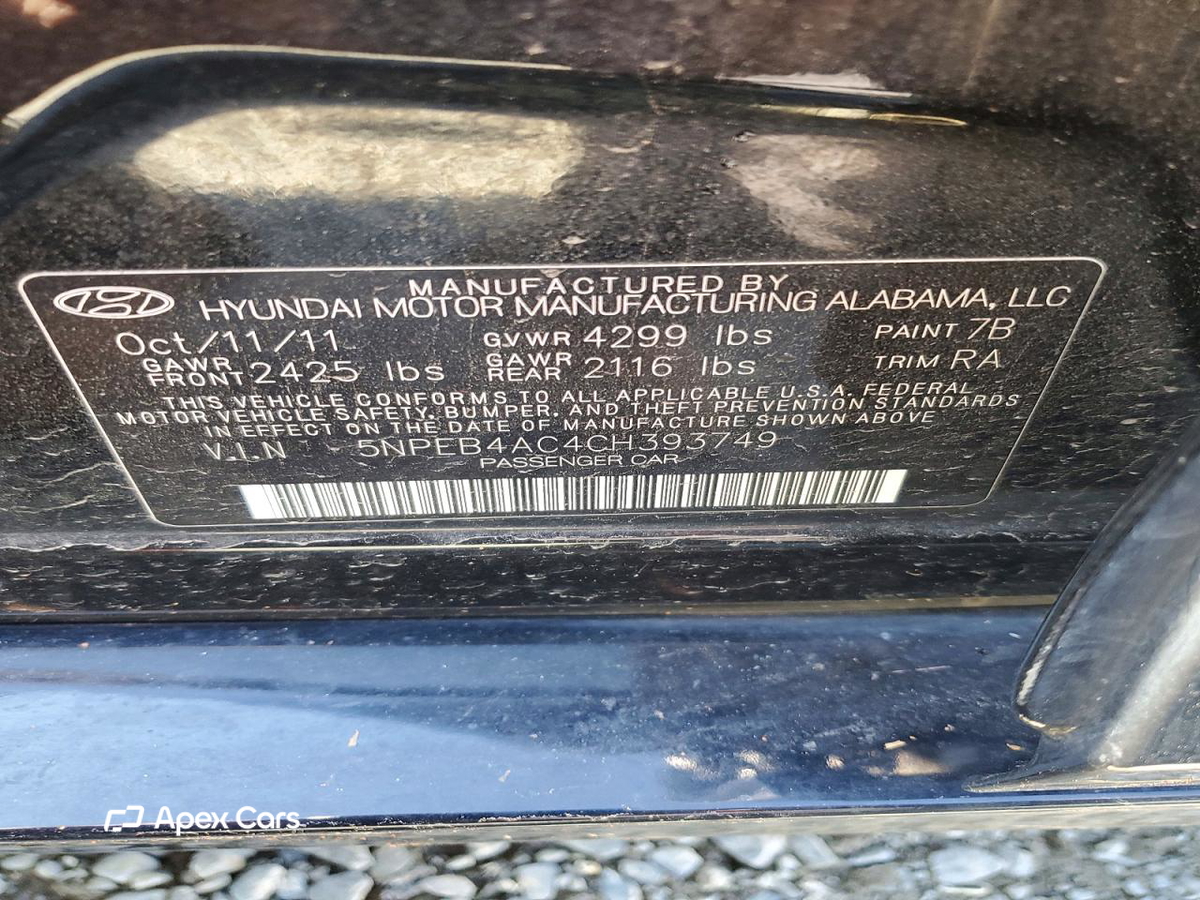 Hyundai Sonata 2012