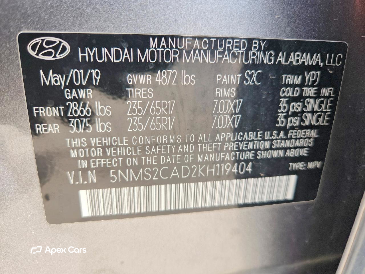 Hyundai Santa Fe 2019