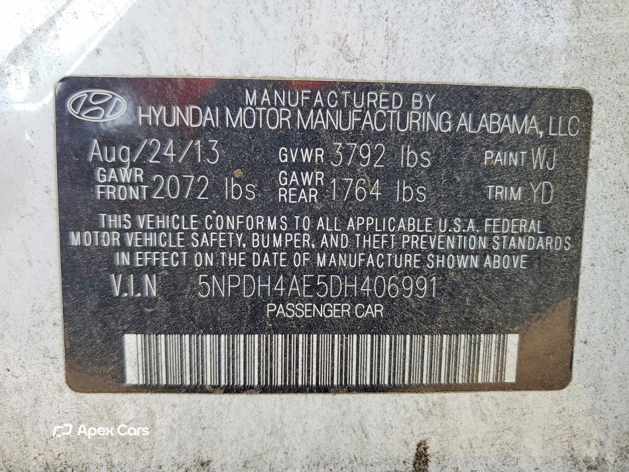 Hyundai Elantra 2013
