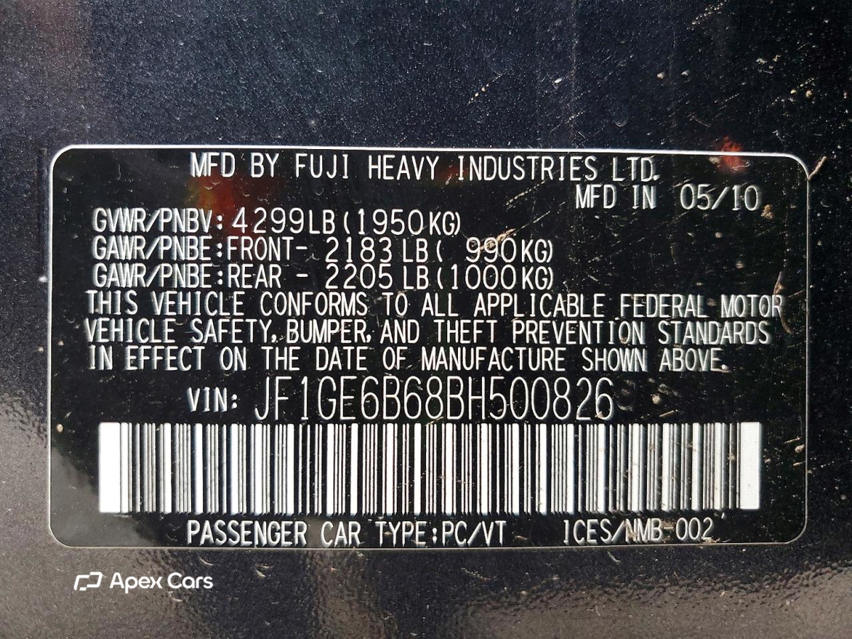 Subaru Impreza 2011
