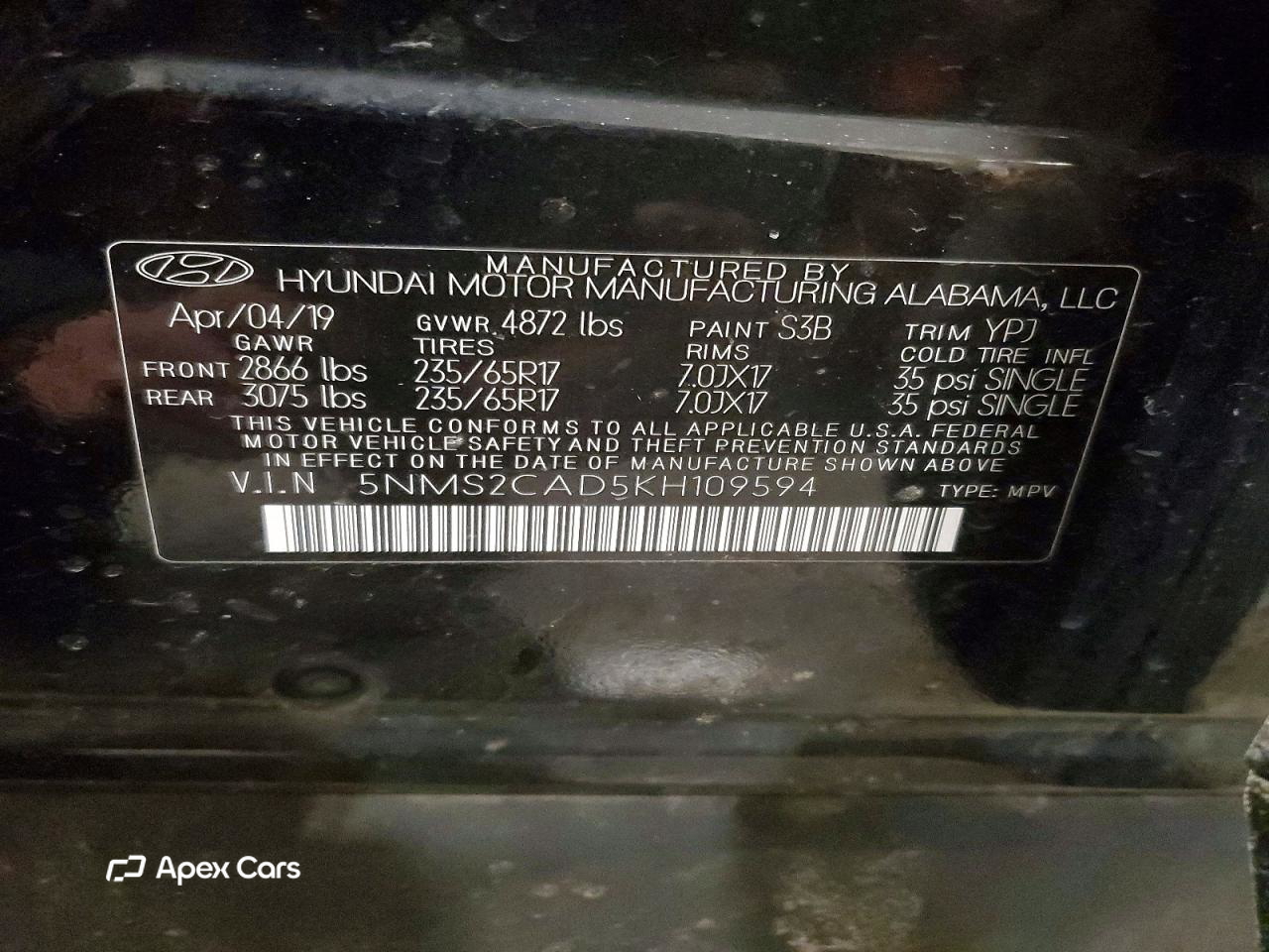 Hyundai Santa Fe 2019