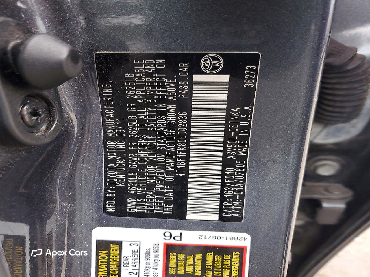 Toyota Camry 2012
