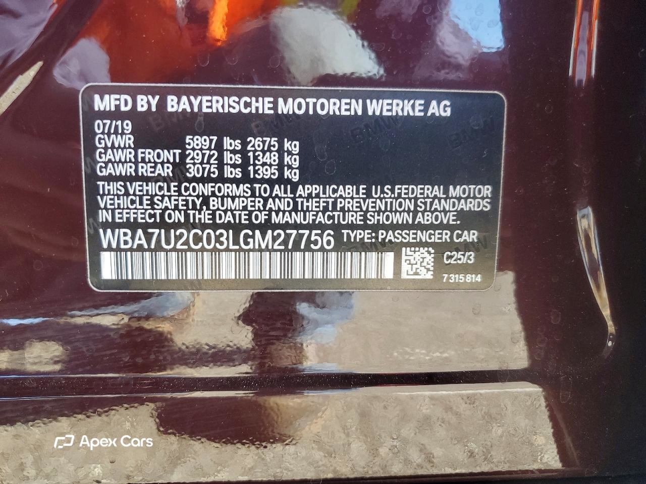 BMW Series 7 2020