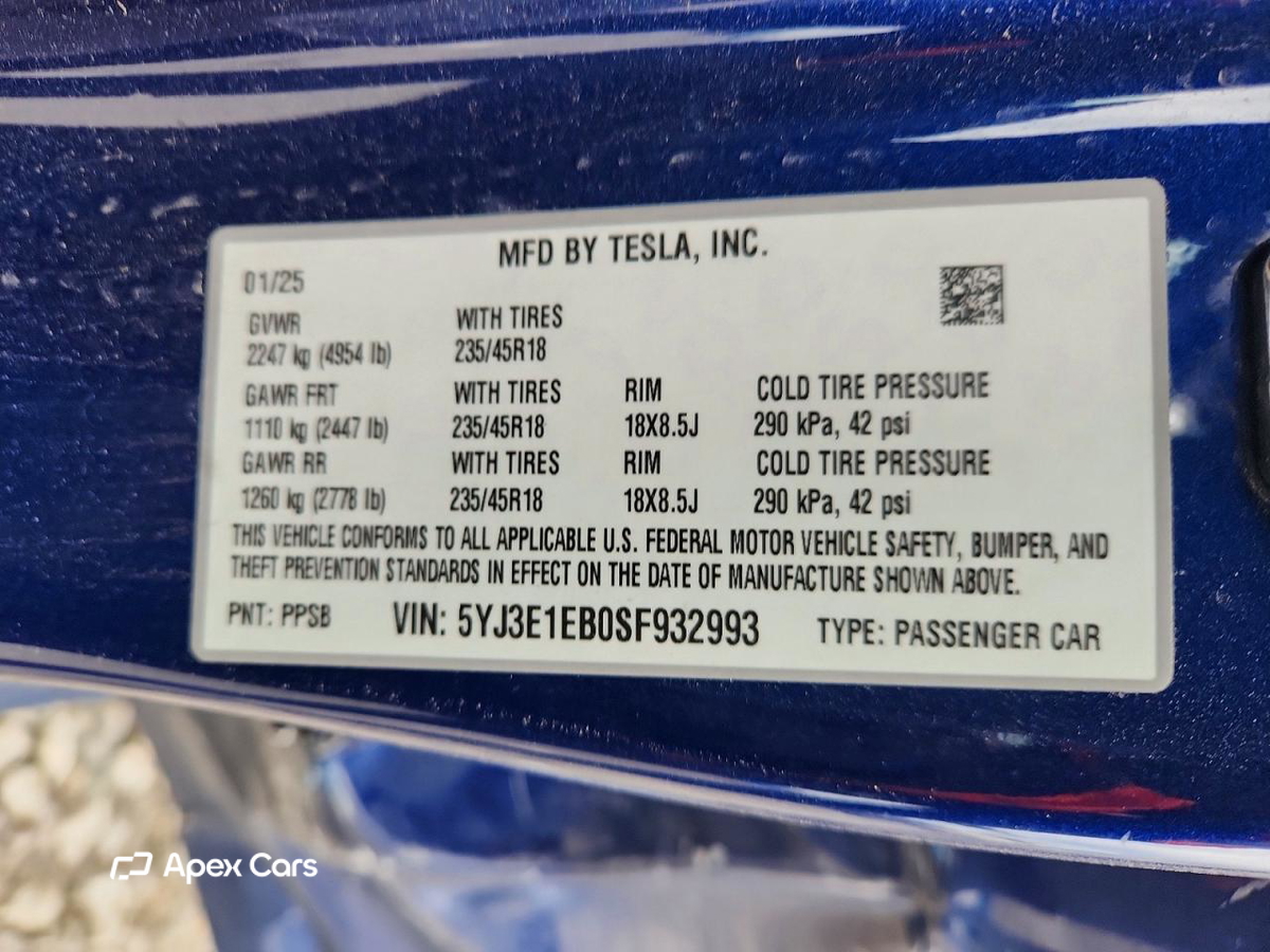 Tesla Model 3 2025