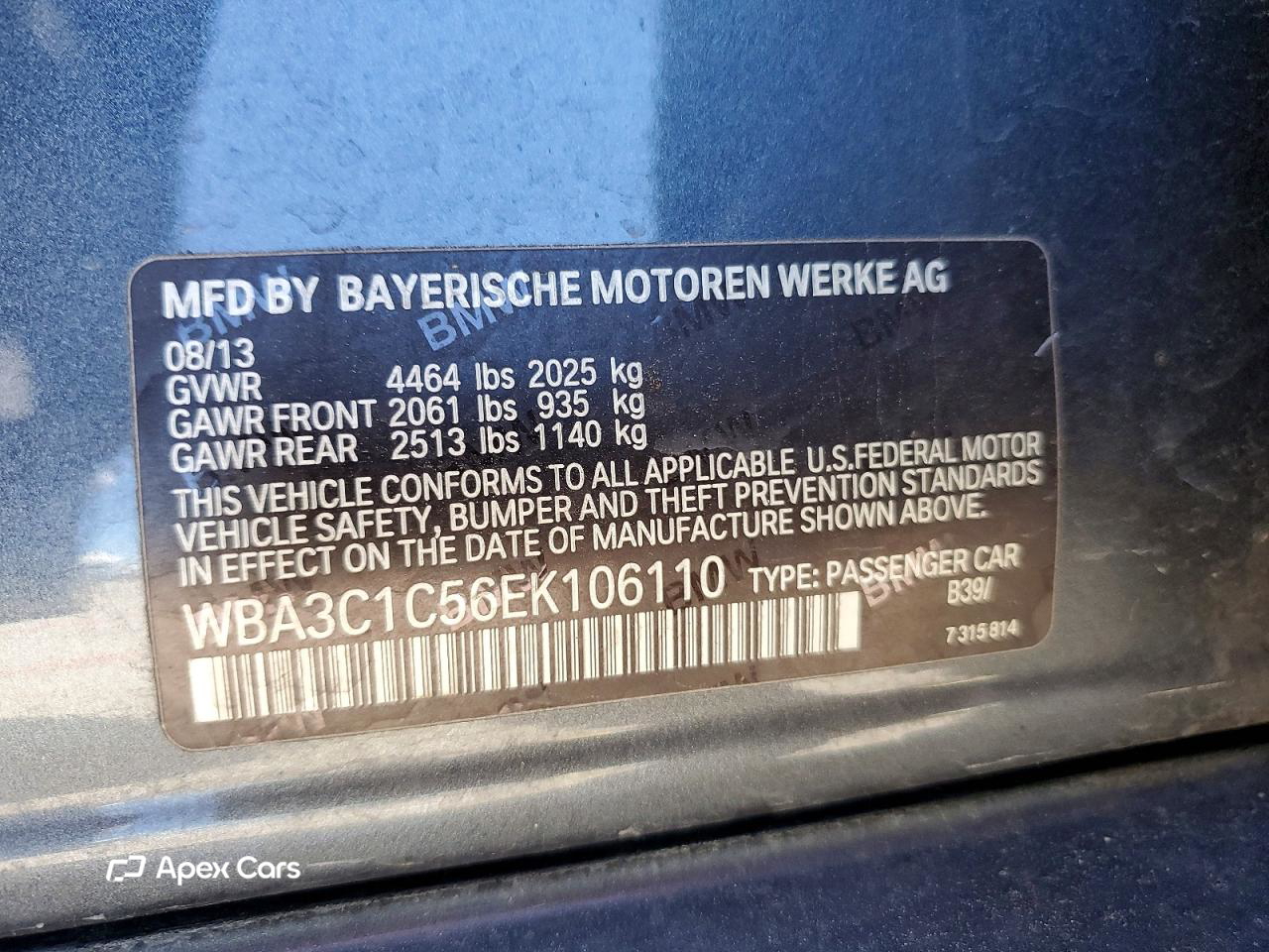 BMW Series 3 2014