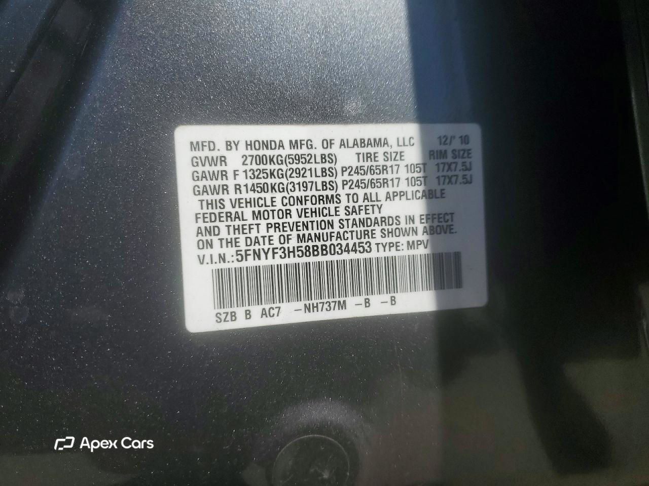 Honda Pilot 2011