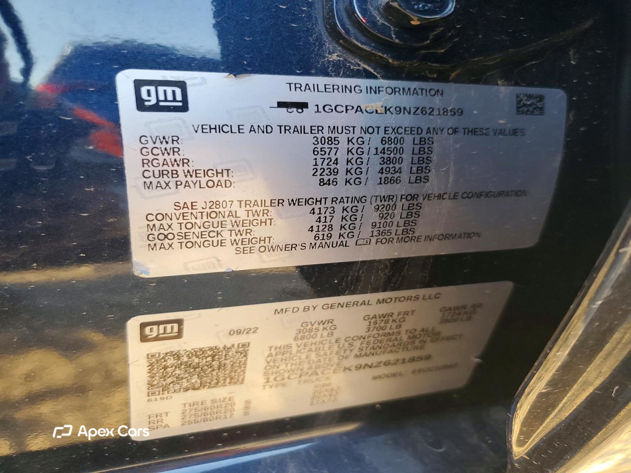 Chevrolet Silverado 2022