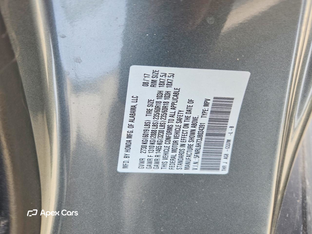 Honda Odyssey 2018