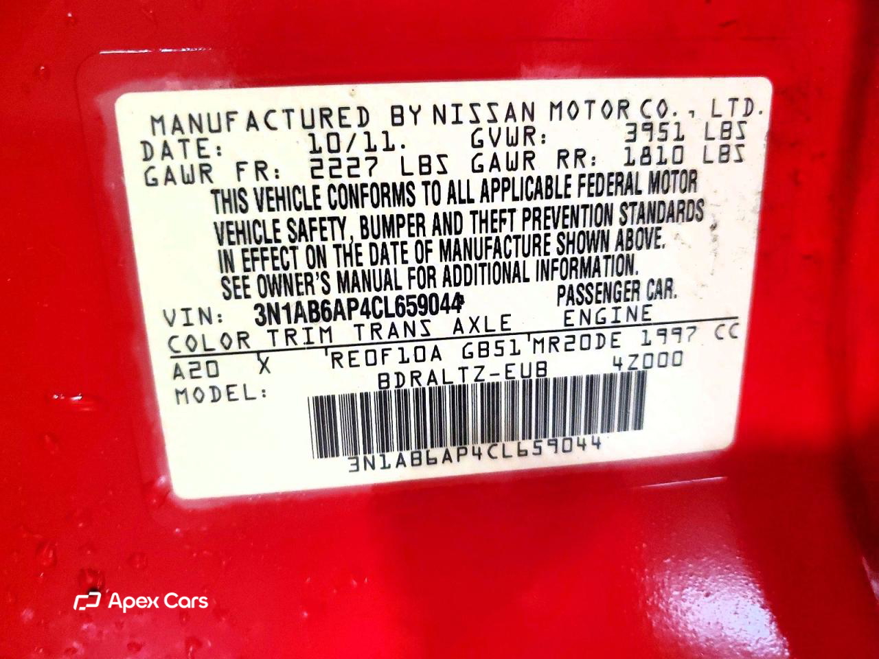 Nissan Sentra 2012