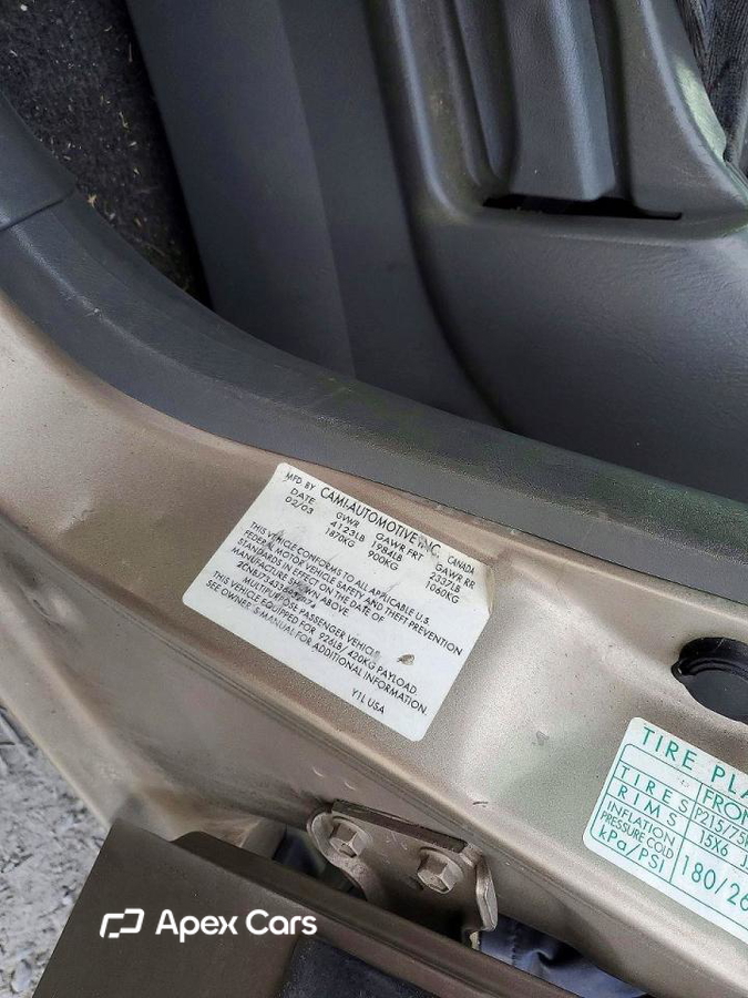 Chevrolet Tracker 2003