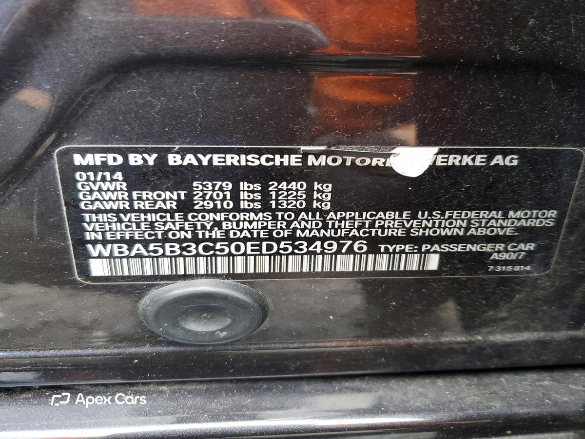 BMW Series 5 2014