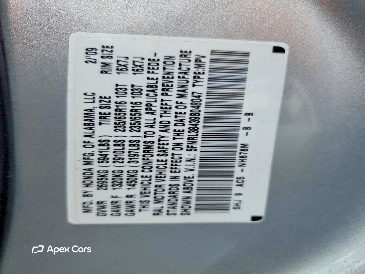 Honda Odyssey 2009