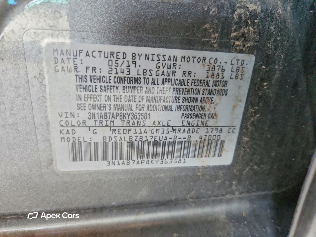 Nissan Sentra 2019