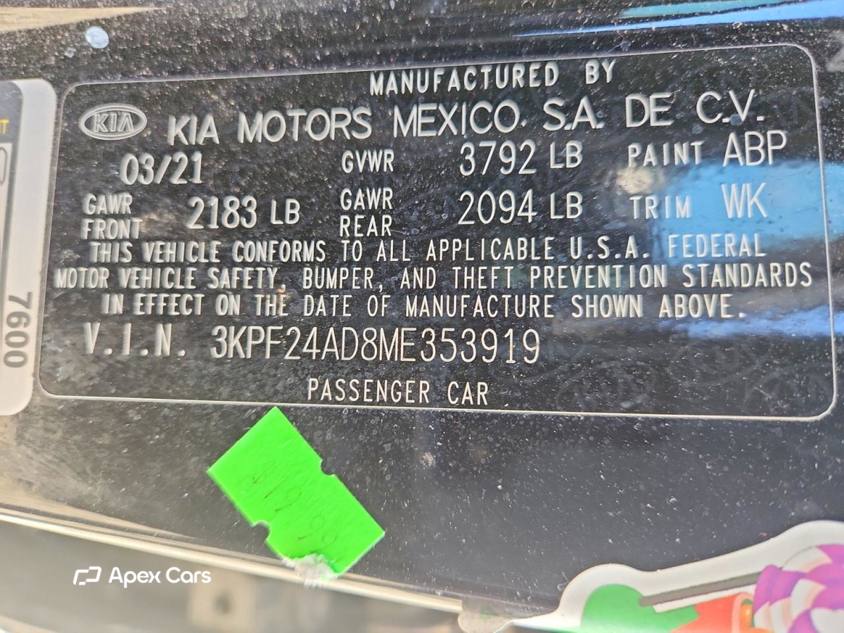 Kia Forte 2021