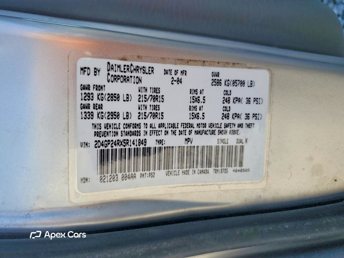 Dodge Caravan 2005