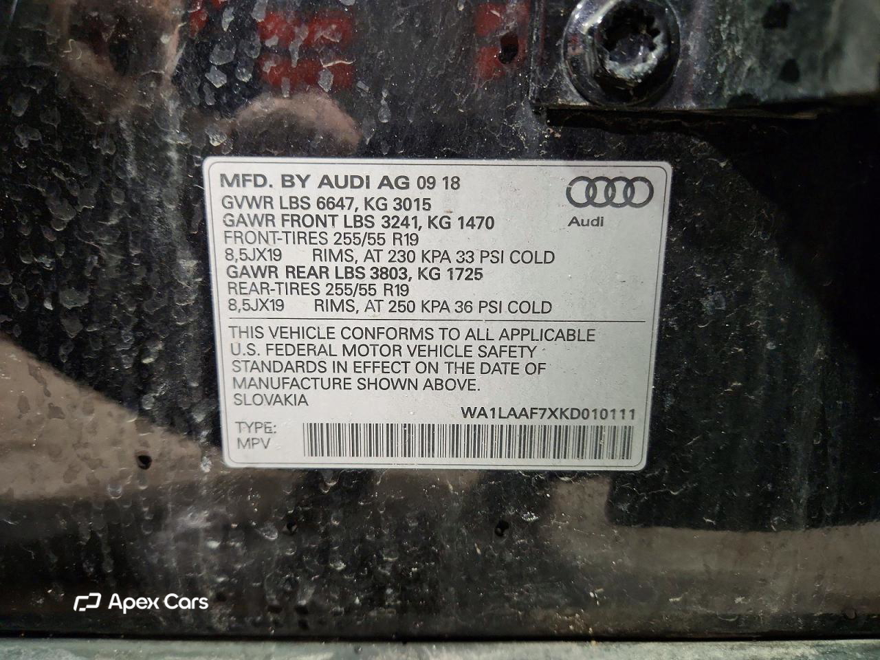 Audi Q7 2019