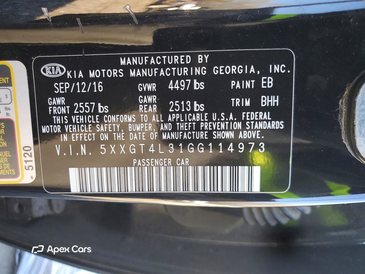 Kia Optima 2016