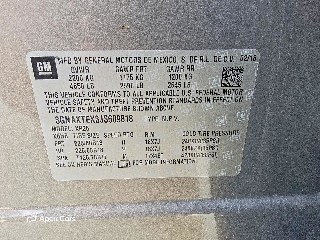 Chevrolet Equinox 2018