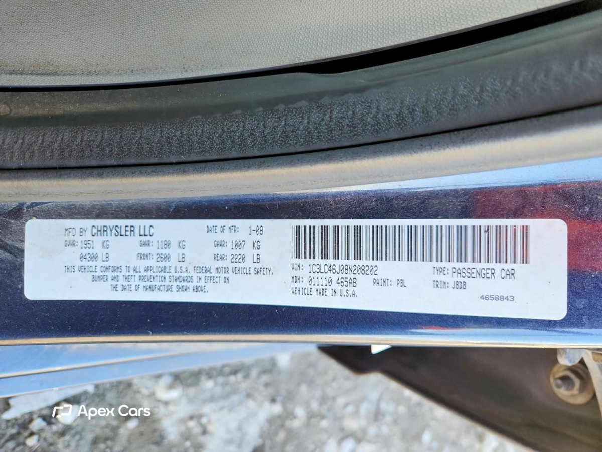 Chrysler Sebring 2008