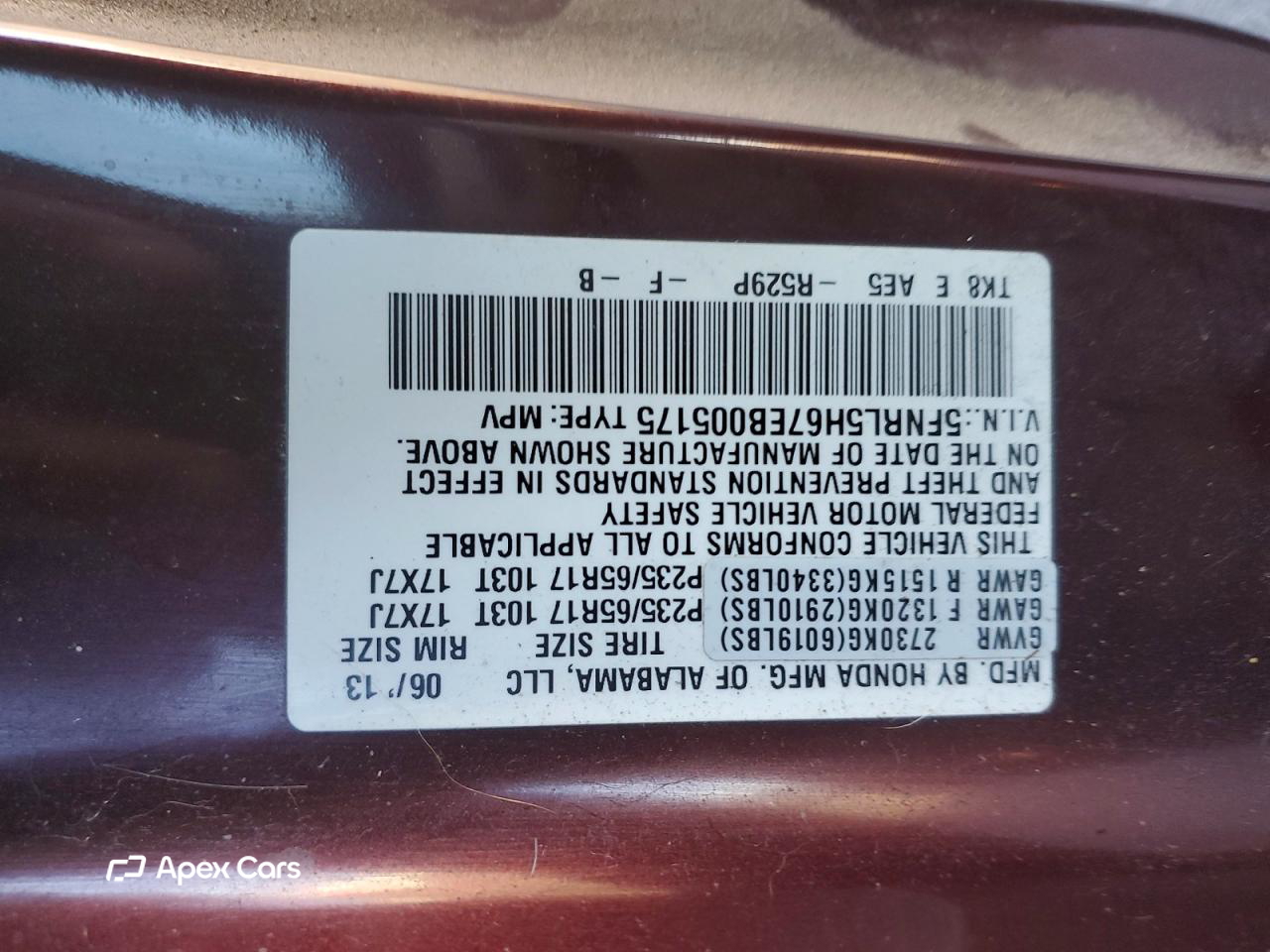 Honda Odyssey 2014