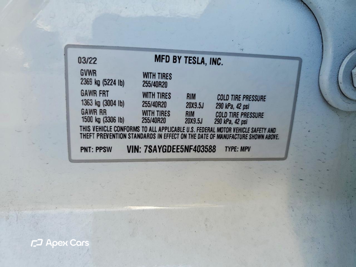 Tesla Model Y 2022