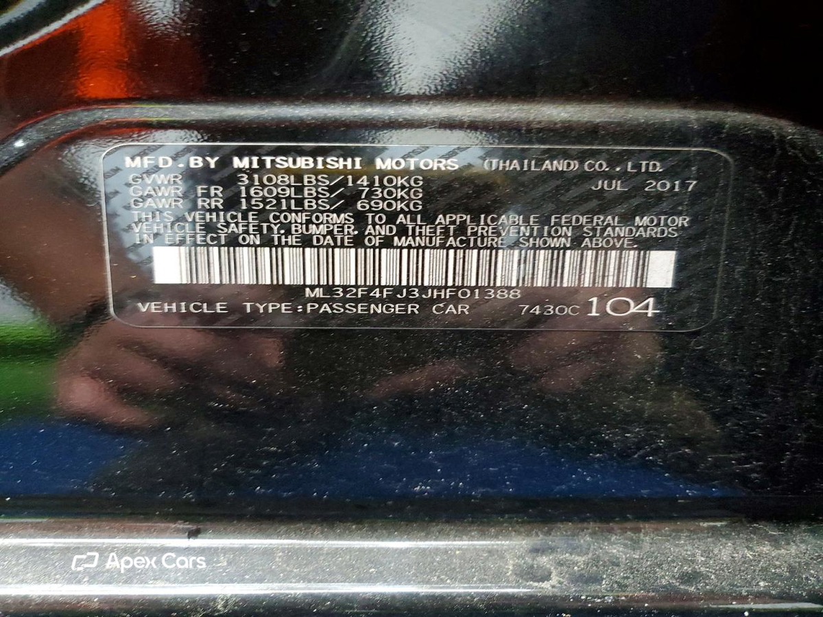 Mitsubishi Mirage 2018
