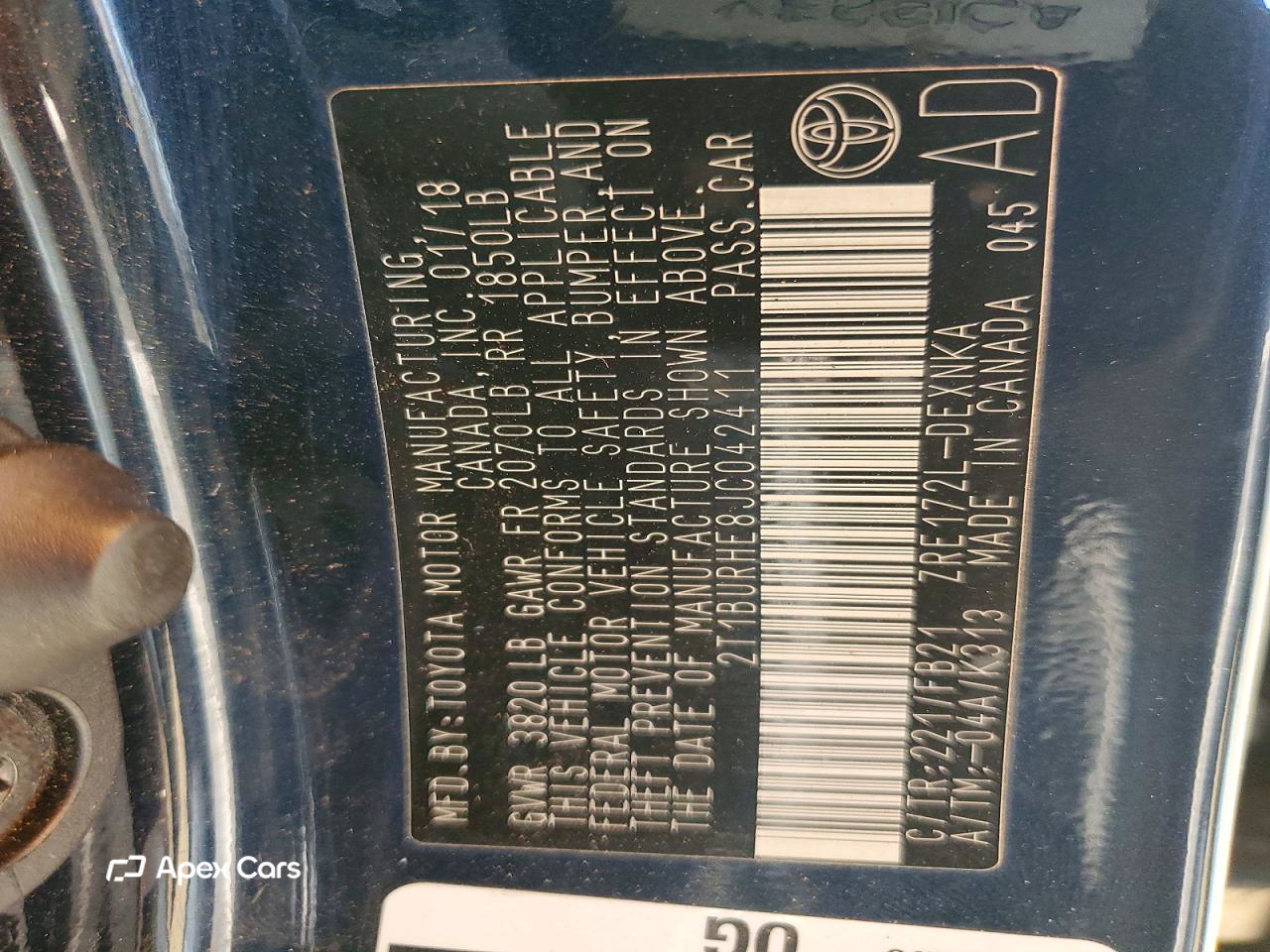 Toyota Corolla 2018