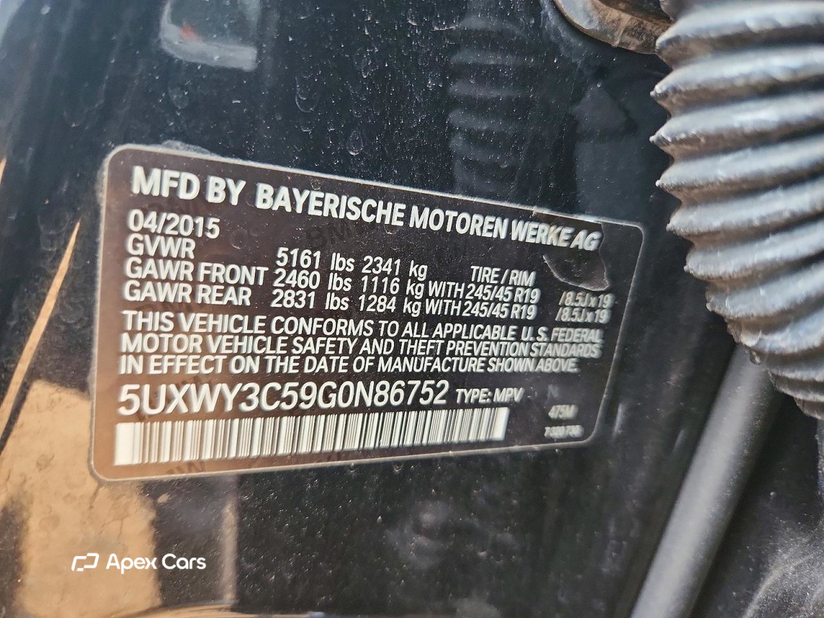 BMW X3 2016