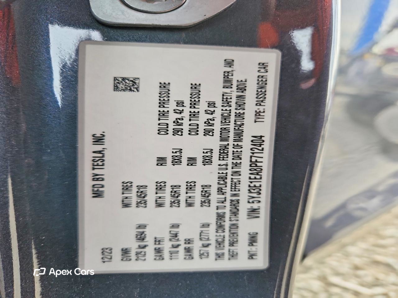 Tesla Model 3 2023