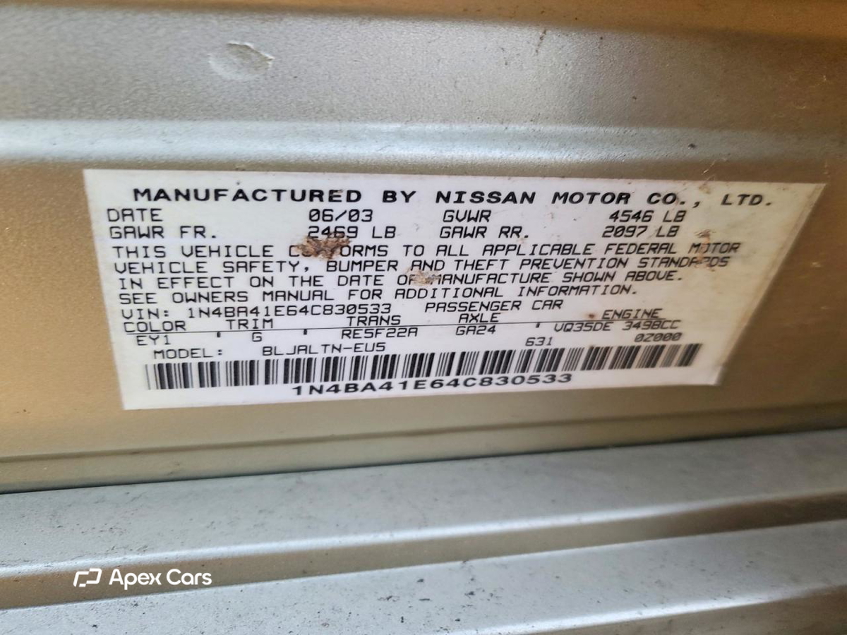 Nissan Maxima 2004