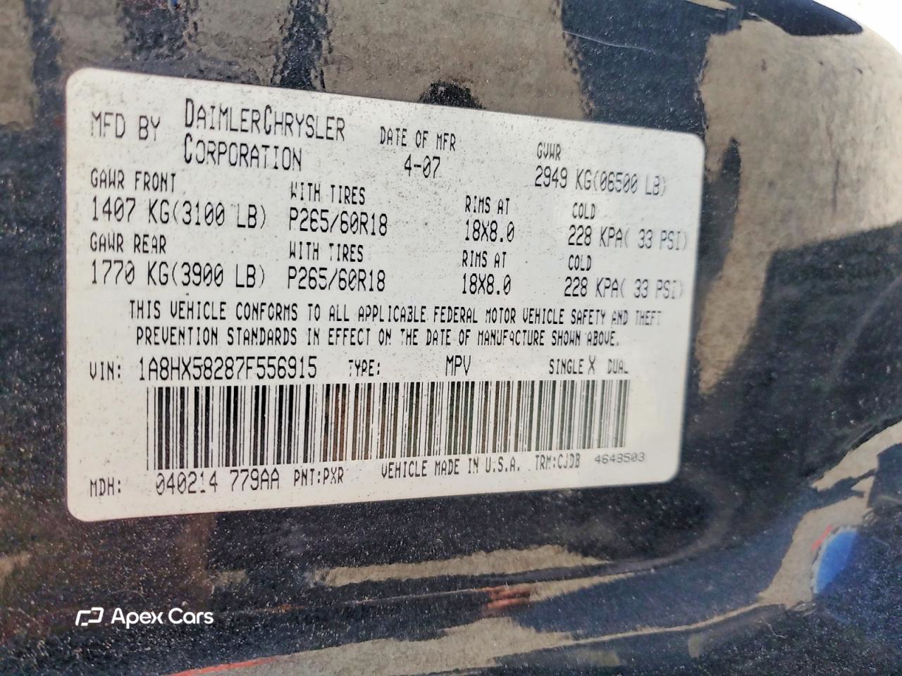 Chrysler Aspen 2007
