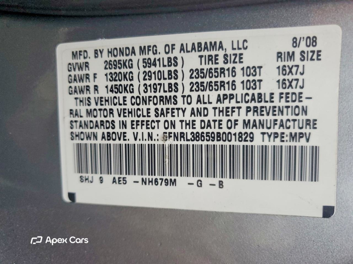 Honda Odyssey 2009