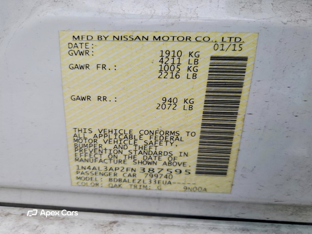 Nissan Altima 2015