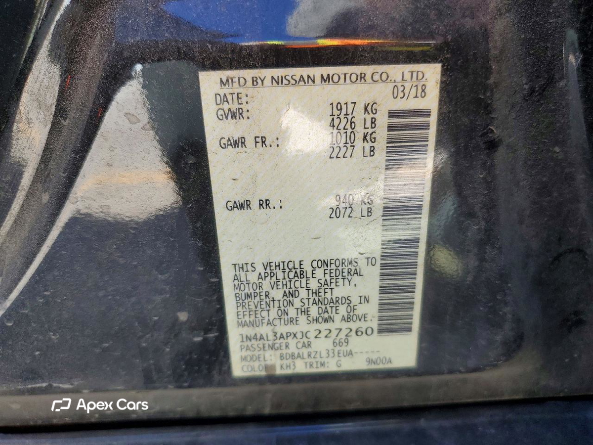 Nissan Altima 2018
