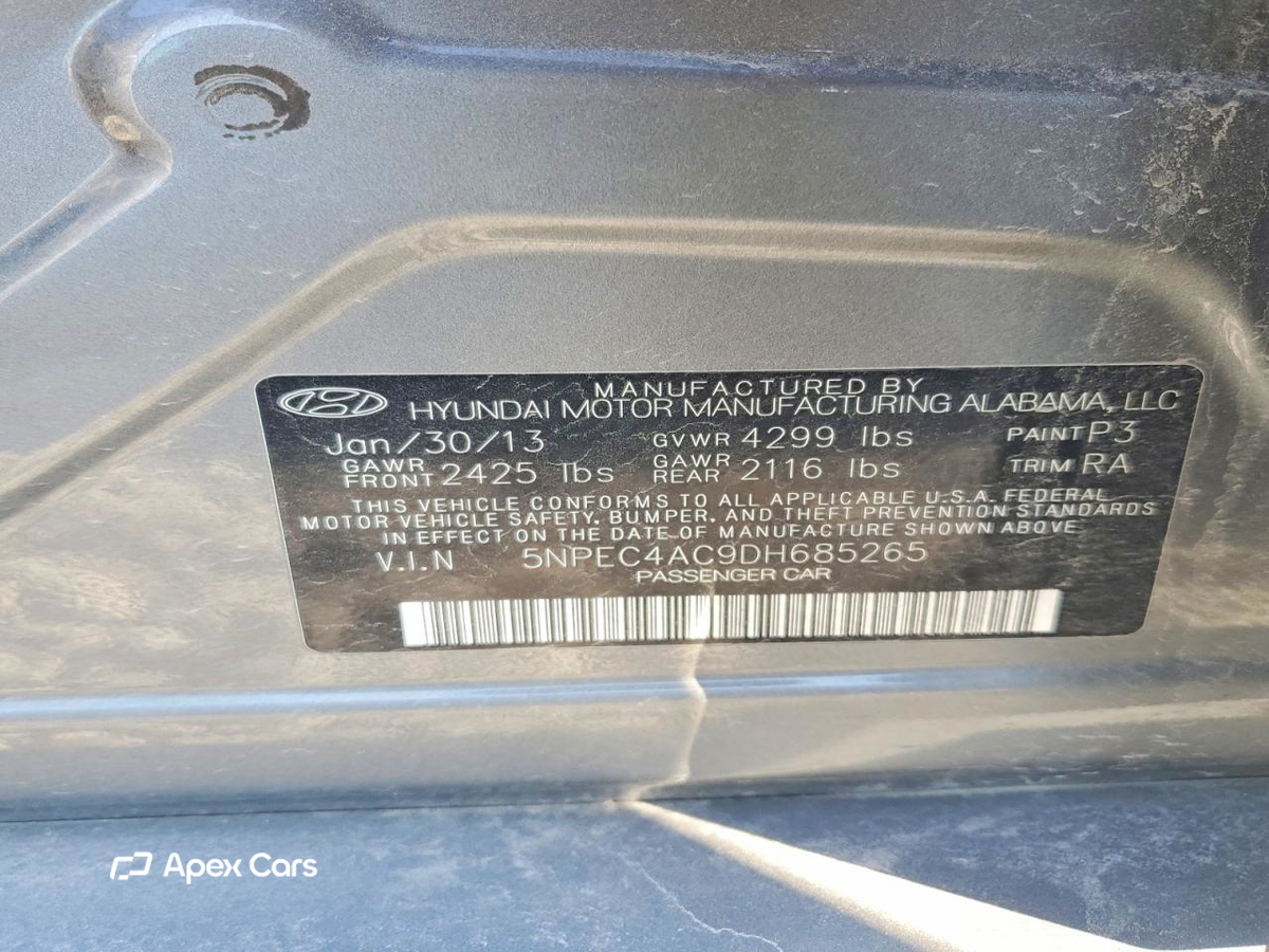Hyundai Sonata 2013