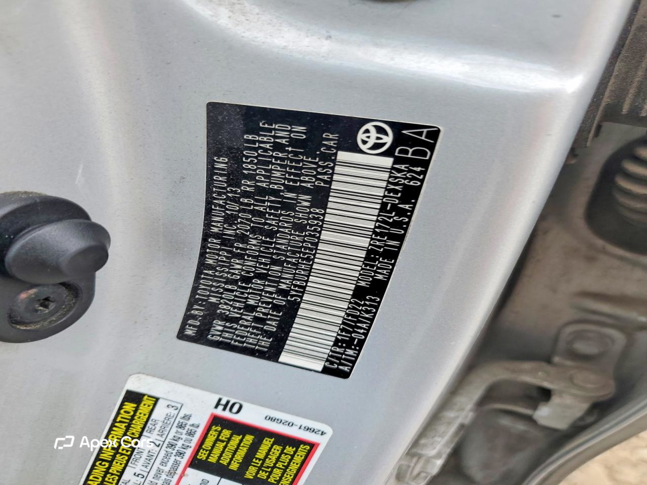 Toyota Corolla 2014